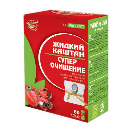 Засоби для схуднення Рідкий Каштан засіб для схуднення 60 г