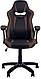 Комп'ютерне ігрове геймерське крісло Комбо Combo Tilt PL-73 Екошкіра eco-30/eco-31 чорний з темно-коричневим, фото 2