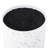 Підставка для ножів Kamille KM-7604BL 18см Білий Підставка для керамічних ножів Підставка для зберігання ножів, фото 8