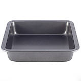Форма для запікання Ofenbach 22.5*22.5*4.5 см з вуглецевої сталі KM-100703, фото 2