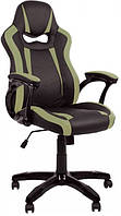 Комп'ютерне ігрове геймерське крісло Комбо Combo Tilt PL-73 Екошкіра eco-30/eco-45 чорно-фісташковий