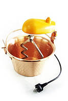 Мідний таз з електромішалкою діаметром 28 см 5,6 л