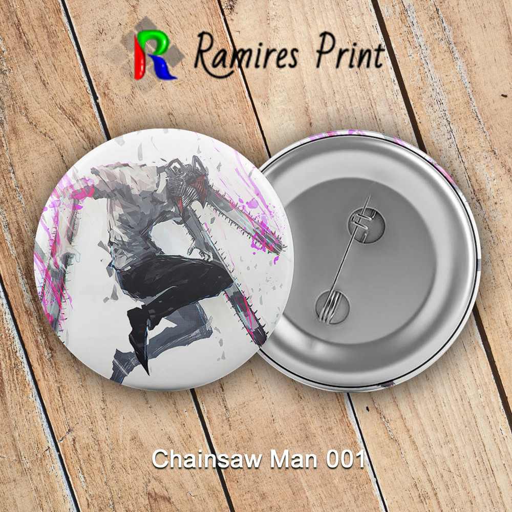 Значок 56 мм Аніме Chainsaw man