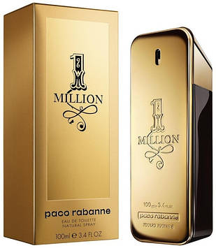 Туалетная вода Paco Rabanne 1 Million (Пако Рабан 1 Мільйон) Без магнітної стрічки!