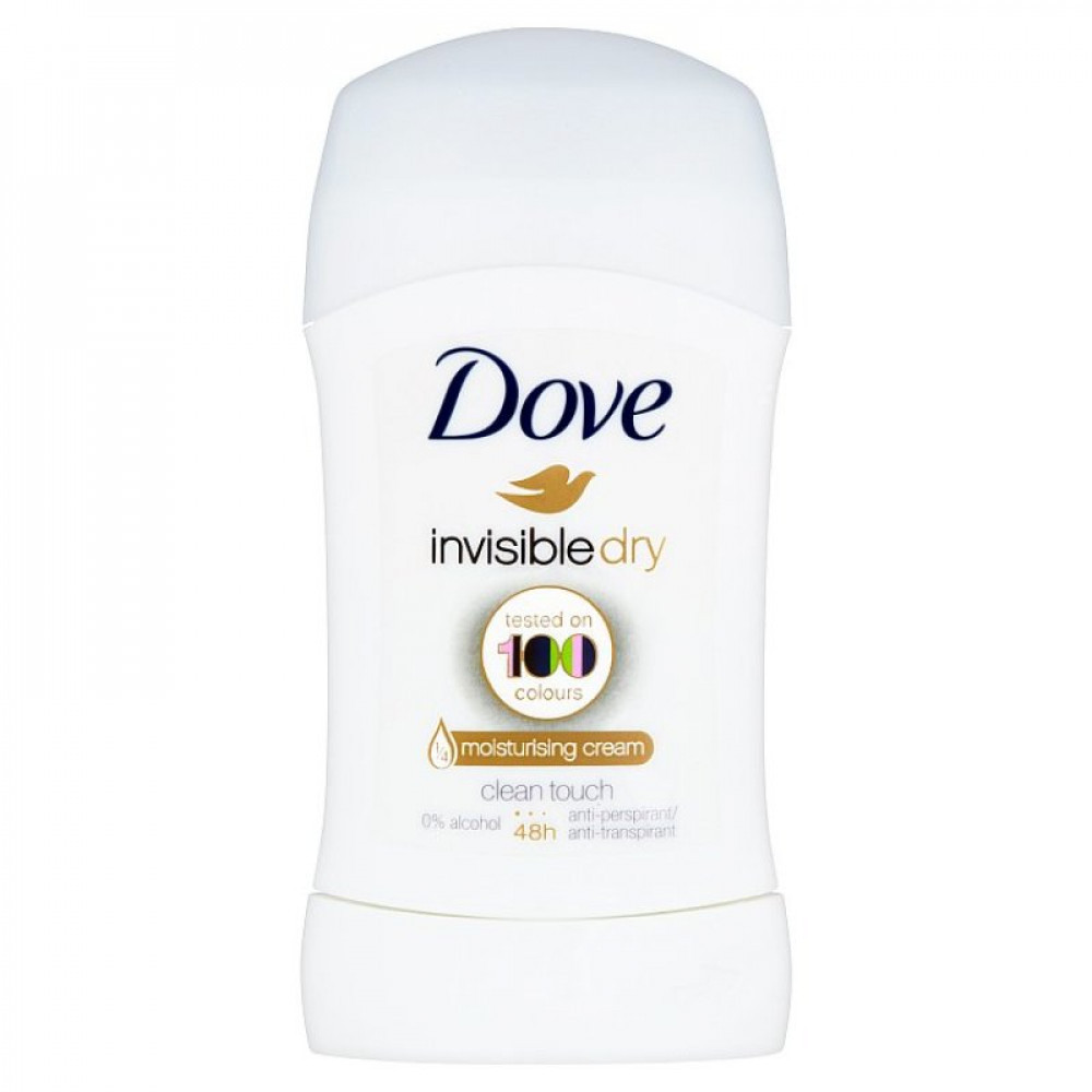 Дезодорант Dove стік Invisible Dry 40 мл антиперспірант