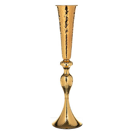 Ваза "Беатриче" 66 см, матеріал метал, колір золото (2009-038), фото 1