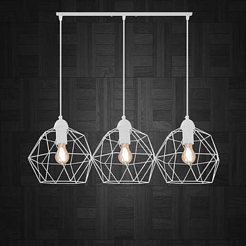 Підвісна люстра на 3-лампи ANTHILL-3 E27 чорний