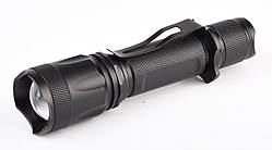 Ліхтар ручний Quantum QM-FL1010 10W LED c zoom-фокусом перезарядний з USB серія Techno