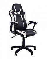 Комп'ютерне ігрове геймерське крісло Комбо Combo Anyfix PL-73 Екокожа eco-30/eco-50 чорно-білий