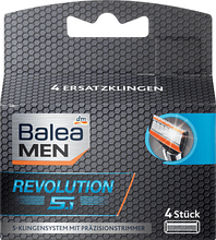 Змінні леза для станка  Balea MEN Rasierklingen Revolution 5.1  4шт