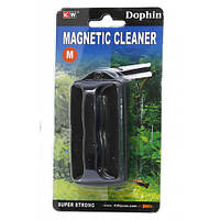 Магнітна щітка (скребок) для акваріума 8 мм KW Dophin Magnetic Cleaner M