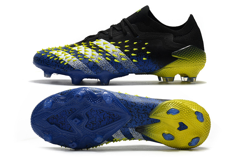 Футбольні бутси adidas Predator Freak .1 Low FG Blue/Core Black/White/Solar Yellow