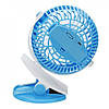 Портативний USB-вентилятор Mini Fan ML-F168 з акумулятором на прищіпці, фото 6