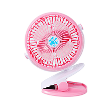 Портативний USB-вентилятор Mini Fan ML-F168 з акумулятором на прищіпці, фото 4