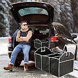Сумка органайзер в багажник автомобіля складна тканинна Car Boot Organiser, фото 9