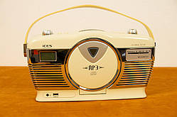 Магнітофон у вінтажному стилі Vintage Retro iCES ISCD-33 (CD, FM, USB)