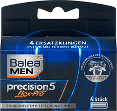 Змінні леза для станка Balea MEN Rasierklingen precision5 Flex-Pro  4шт