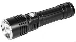 Ліхтар ручний Quantum QM-FL1020 10W LED c zoom-фокусом перезарядний з USB серія Solid