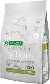 Nature's Protection Superior Care White Dogs Grain Free Junior Small and Mini Breeds 1.5 кг