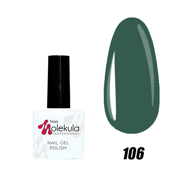 Гель-лак для нігтів Molekula №106 Зелена сосна 11 мл