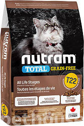 Сухий корм Nutram T22 Total Grain-Free Turkey&Chicken Cat з куркою та індичкою 0.32