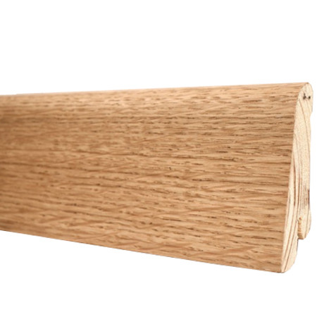 Плінтус Євро Дуб натуральний Lux 60х18х2200 мм, фото 1