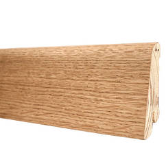 Плінтус Євро Дуб натуральний Lux 60х18х2200 мм