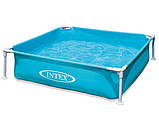 Каркасний дитячий басейн 122х122х30 см Intex 57173 Об’єм води — 340 літрів., фото 2