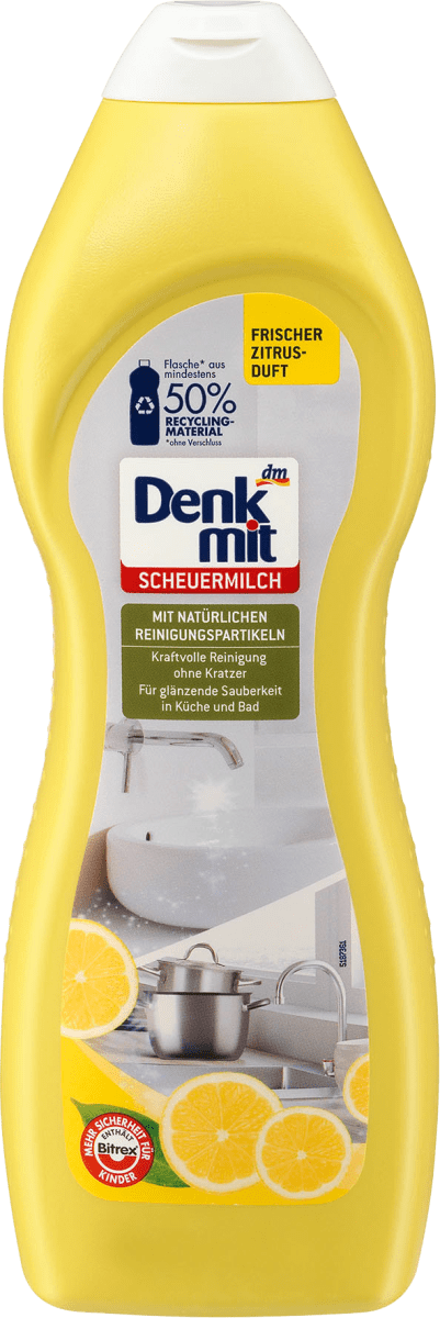 Чистячий молочко для кухні Denkmit Scheuermilch, 750 мл