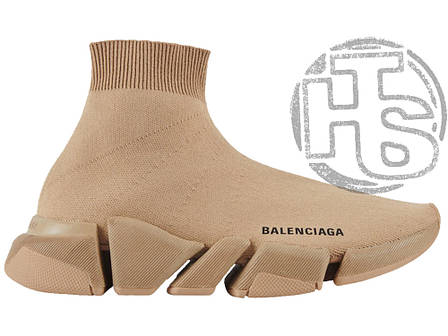 Жіночі кросівки Balenciaga Speed 2.0 Beige 617239W2DB1, фото 1
