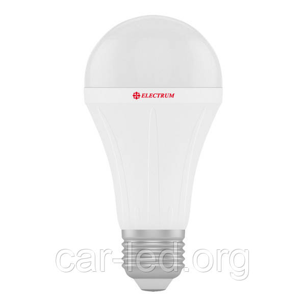LED лампа E27 18W 3000K (1700 lm) Electrum стандартная LS-28 алюпл. корп.
