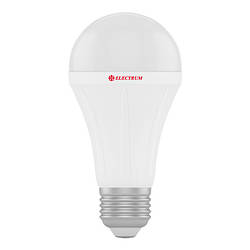 LED лампа E27 18W 3000K (1700 lm) Electrum стандартная LS-28 алюпл. корп.
