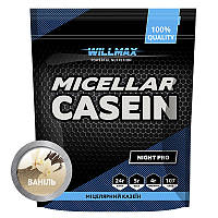 Казеин Willmax Micellar Casein 900 грамм Ваниль