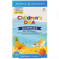 Детская Омега-3 Nordic Naturals Children's DHA 600 mg Omega-3 30 жевательных таблеток