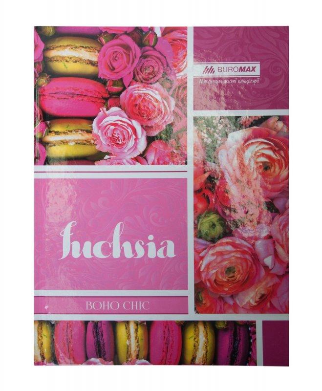 Книга канцелярська Buromax "BOHO CHIC" 96л.А4, рожева BM.2401-110
