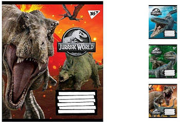 Зошит для записів А5/96 лінія YES Jurassic World. Genetic failure (упаковка) 765410