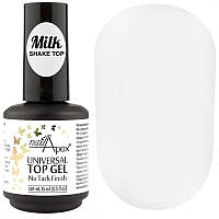 Nailapex Top Shake Milk - молочный топ без липкого слоя, 15 г