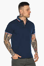 Трендова чоловіча синя футболка поло модель 5720, розмір 54 (XXL)