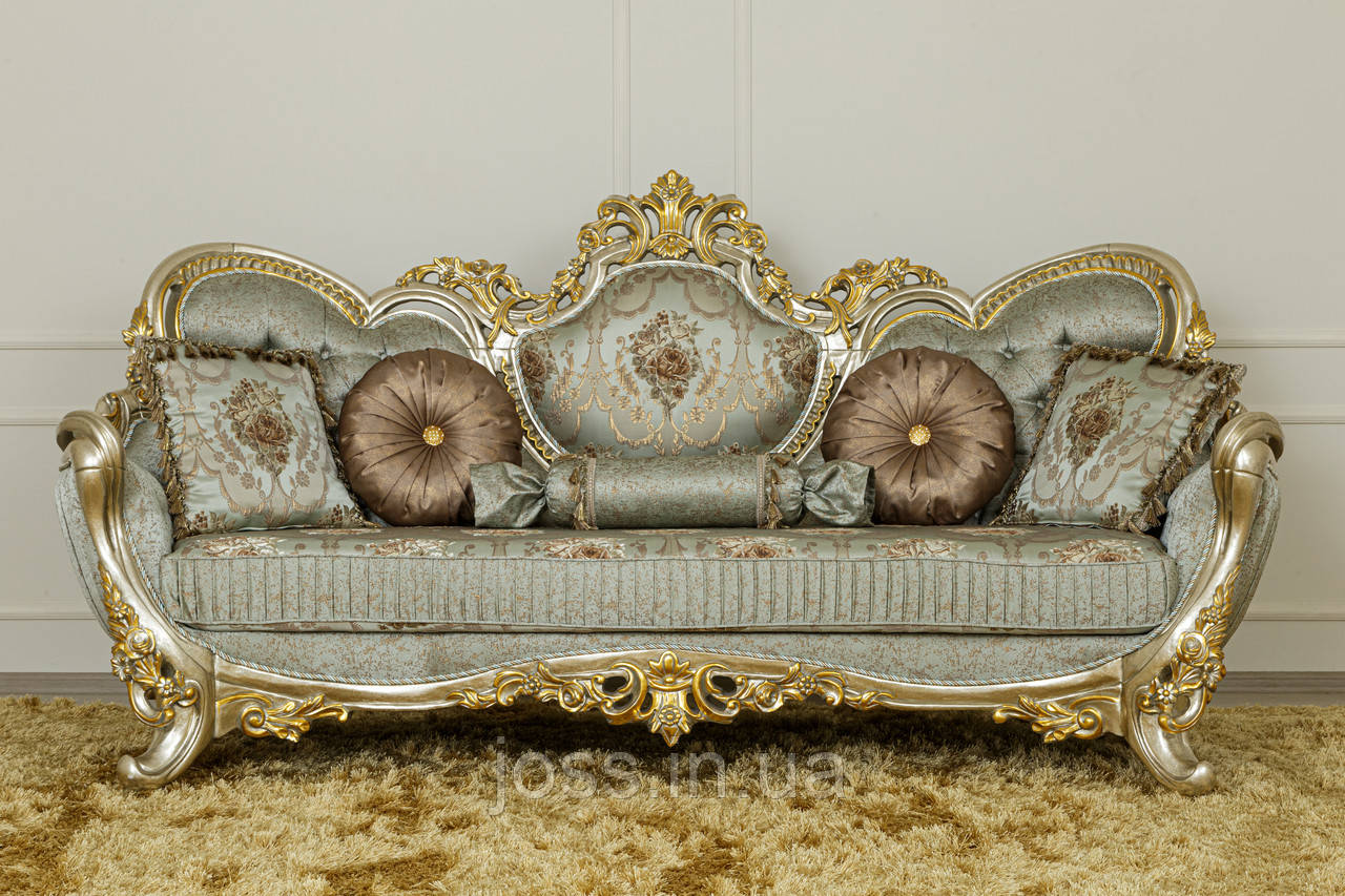 Першокласний диван бароко, дерево, Наполеон