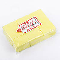 Салфетки безворсовые Special Nail для маникюра - цветные (до 1000 шт. в упаковке) Желтый