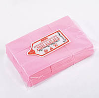 Салфетки безворсовые Special Nail для маникюра - цветные (до 1000шт. в упаковке) Розовый