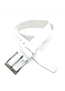 Ремінь чоловічий шкіряний Weatro Білий mnw-35tur-015, фото 2