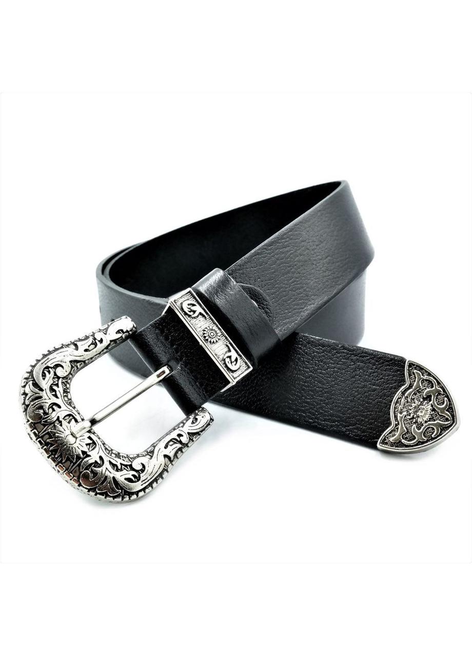 Жіночий шкіряний ремінь Weatro Чорний new-40zh-tur-100, фото 1