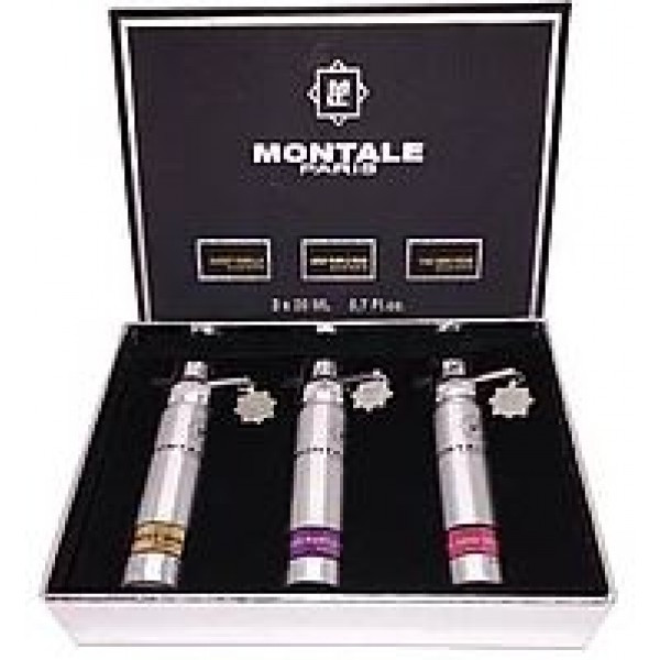 Парфумована вода Montale The New Rose+Sweet Vanilla+Aoud Purple Rose 3 шт. по 20 мл (Ліц.)
