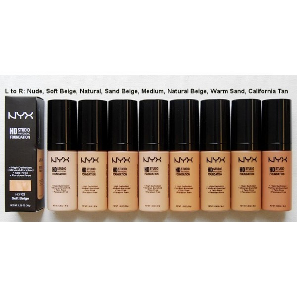 Тональный крем NYX HD Studio Photogenic 36g (ліц.), фото 1