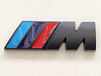 Логотип/эмблема/шильдик BMW M Series металл 46х15 мм. черные