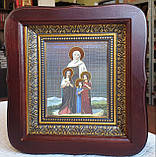 Ікона Віра Надія Любов і Софія у фігурному кіоті під склом, розмір 20×18 сюжет 10×12., фото 2