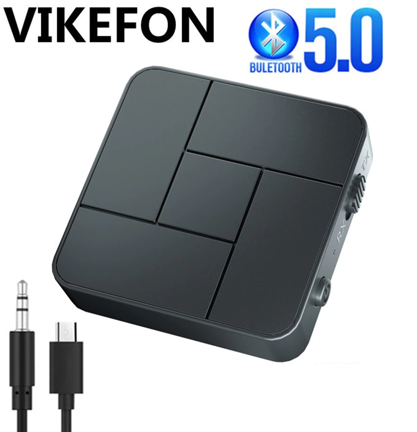 2 в 1 Bluetooth 5.0 VIKEFOF KN-326 Аудіоприймач Передавач Звуку 200 мА·год