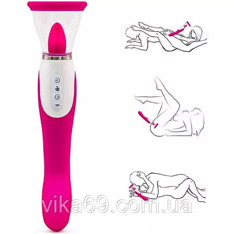 Двосторонній вібратор Her Ultimate Pleasure з підігрівом USB
