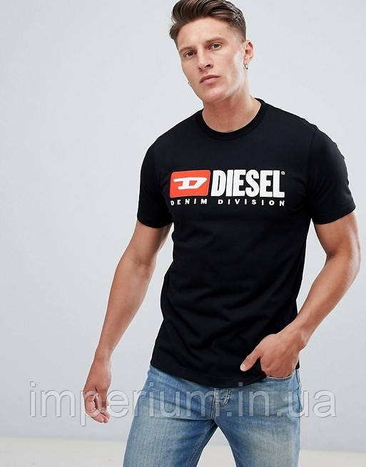 Кежуал футболка з принтом Diesel denim division